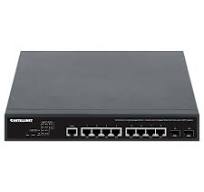 10-Port L2+ Fully Managed PoE++ Switch with 8 Gigabit Ethernet Ports and 2  SFP Uplinks