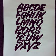 Pin Oleh Oyay Di Specimens Huruf Cara Menggambar Tulisan