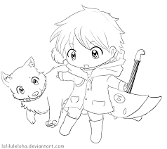 Cute anime boy coloring pages. Anime Chibi Boy Coloring Pages