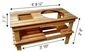 Xl Big Green Egg Table Plans Big Green Egg Table Plans Big Green Egg Table Bbq Table