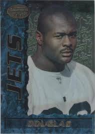 1999 Chrome Hugh Douglas Power Packed Seasons Best REFRACTOR SP Eagles