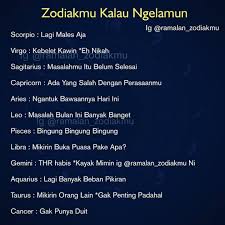 Reposted From Ramalan Zodiakmu Ngelamunin Apa Zodiakmu Pas Banget Coeg Tag Orangnya Aktifkan Pemberitah In 2020 Pisces Virgo And Cancer Aries And Libra