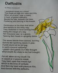 Sheila Blanchette Poems William Wordsworth Daffodils