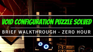 Complete guide & walkthrough for the secret zero hour puzzle: Void Configuration Puzzle Walkthrough Zero Hour Heroic Destiny 2 Youtube