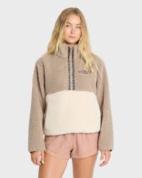 Horizon Sherpa Mock Neck Half Zip Sweatshirt