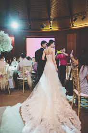 Pronovias Wedding Dress A Romantic Capella Wedding Filled With Baby S Breath Dylan And Robyn Singap Wedding Dresses Wedding Dress Train Dreamy Wedding Dress