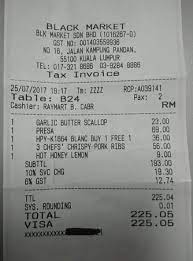 הגעת לדף זה כי הוא קרוב לוודאי מחפש: Our Total Bill Myr225 05 Picture Of Black Market Kg Pandan Kuala Lumpur Tripadvisor