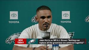 Jalen Hurts speaks on WR A.J. Brown | 'The Insiders' - NFL.com