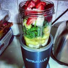 Strawberry Banana Spinach Pear Pineapple Nutribullet Breakfast Nutriblast Nutribullet Recipes Healthy Smoothies Healthy Drinks