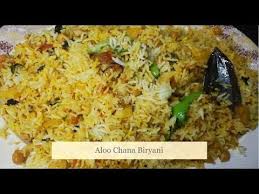 Aloo Channa Biryani Easy Recipe In Urdu Hindi Vegetable Pulao Recipe Biryani Easy Meals