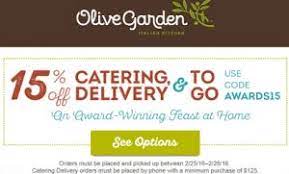 Olive Garden 15 Off Catering And Togo Coupon Code Hunt4freebies Olive Gardens Coding Catering