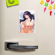 Sexy Black Hanekawa Tsubasa Boobs Tits Busty Oppai (Monogatari Series Lewd  Hentai Ecchi Hot Girl) Magnet for Sale by travon