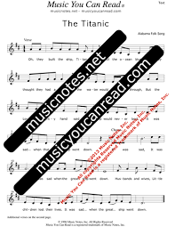 Then he decided to add lyrics. The Titanic Alabama Us Folk Song Lyrics Oh They Built The Ship Titanic To Sail The Ocean Blue Music Notes Inc Music You Can Read Kodaly Orff Elementary Music Curriculum