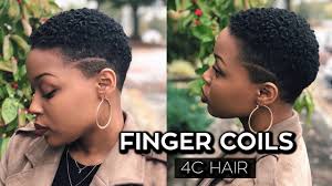 Gorgeous short hair inspo for thin hair, thick hair, and beyond. How To Finger Coils On Short 4c Hair Twa Youtube
