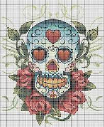 Free skull counted cross stitch patterns to print. Skull Candy Cross Stitch Cross Stitch Art Cross Stitch Skull Cross Stitch Patterns