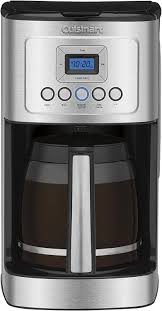 If water/coffee is not draining from the filter basket during the brewing cycle, unplug the unit and wait 10. Amazon Com Cuisinart Dcc 3200p1 Perfectemp Coffee Maker 14 Cup Progammable With Glass Carafe Stainless Steel Kitchen Dining