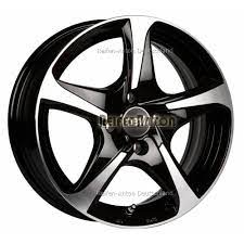 Perfekte alufelgen für den sommer! Dbv 5sp 001 4 6 5x16 Et40 4x100 Schwarz Front Poliert Alufelgen Felgen Reifen Anton
