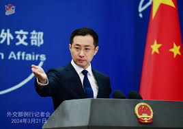 Conferencia de Prensa Habitual Ofrecida el 21 de Marzo de 2024 por Lin Jian,  Portavoz del Ministerio de Relaciones Exteriores_Embajada da la República  Popular China en la República de Nicaragua