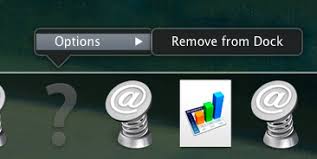 Click here to return to the 'hide any program's dock icon' hint. How Do I Get Rid Of Question Marks In The Os X Dock Super User