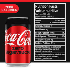 Coca Cola Zero Sugar 355ml Cans 12 Pack Walmart Canada