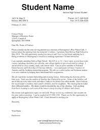 Cover Letter Template High School Resume Format Writing A Cover Letter Cover Letter For Resume Resume Cover Letter Examples