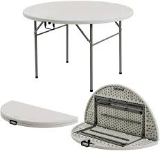Everything you love about souq is now on amazon.sa. Harbour Housewares 4 1 22m Folding Trestle Table Round Easy To Store Suitable For Indoor Outdoor Use Amazon Ca Home Kitchen