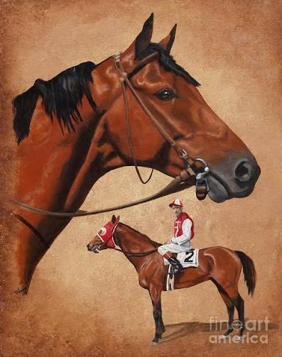 Seabiscuit #1 Painting by Pat DeLong - Fine Art America