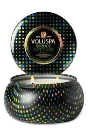 Voluspa Maison Holiday Spruce Cuttings Two Wick Candle No Winter Candle Voluspa Candles Best Candles