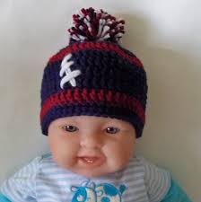 Crocheted Baby Football Beanie New England Patriots All Teams All Sizes All  Team Colors