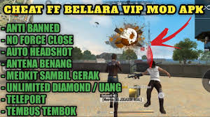 Cheat Ff Bellara Vip Mod Apk Youtube