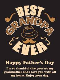 As she left this world we told her to take our love with her and to share it with grandma, grandpa and cherished other loved ones. Thankful For You Happy Father S Day Card For Grandfather Birthday Greeting Cards By Davia