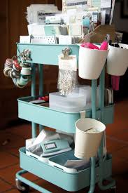 Ikea Raskog Endlich Die Perfekte Aufbewahrung Fur Project Life Scrapbooking Ikea Raskog Bastelmaterial Aufbewahrung Hobby Bastelraum