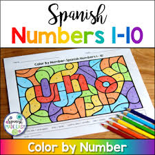 Luis siempre le añade detalles y color a sus historias para hacerlas más interesantes.luis always adds details and color to his stories to make them more interesting. Spanish Numbers 1 10 Coloring Sheets By Spanish Made Easy Tpt