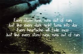 Every Storm Passes Motivational Inspirational Quotes Brokenheart Positive Country Music Quotes Rain Quotes Song Quotes