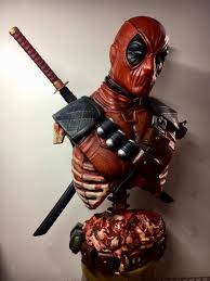 All images and stl files can be found only on www.malix3design.com. 3d Printed Deadpool Bust Hand Painted As Forge Wolf Battle Art Miniature Painting Australia Facebook