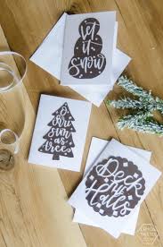 Download Handlettered Holiday Cards Tags A New Fresh Cut Svg Bundle Lemon Thistle