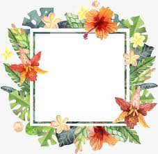 Watercolor Painted Floral Border Png Free Download Vector Png Border Flowers Png Transparent Clipart Image And Psd File For Free Download Floral Watercolor Flower Illustration Flower Frame