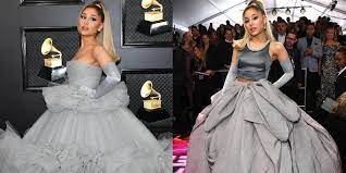 Ariana grande wedding dress 2021 : Ariana Grande Wears A Giambattista Valli Cinderella Gown To Grammys