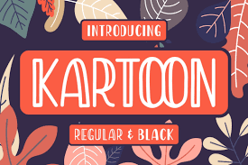 Download still more typography fonts for windows and macintosh on our site. Kartoon Display Font In Fonts On Yellow Images Creative Store