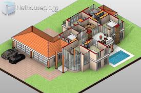Dream 5 bedroom house plans & floor plans. A Double Storey 5 Bedroom Home Designs Net House Plans South Africanethouseplans