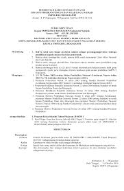 Format gambar contoh surat keputusan kelulusan smp yang baik dan benar 2019. 18 Contoh Surat Keputusan Kelulusan Smp