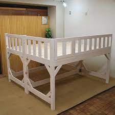 無垢ひのき210 210の広い空間のロフトベッド ロフトベッド ベッド ロフト