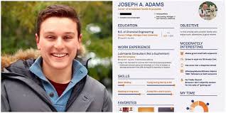 this guy created a legit dating resume