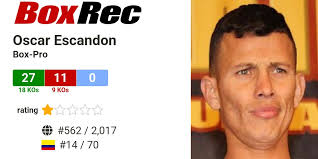 BoxRec: Oscar Escandon