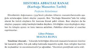 Kemal Gozler On Twitter Perfectus Belaslatinas In Historia Abbatiae Ranae Kurbaga Manastiri Tarihi Isimli Kitabinin Tarafimdan Yapilmis Ozet Cevirisi Ni Ve Kitap Hakkindaki Sunus Yazimi Izleyen Linkten Okuyabilirsiniz Https T Co Uev2lda3u2