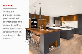 An l shaped kitchen is a kitchen layout that is ergonomically designed to maximize storage facilitate the work triangle and make cooking cleanup and traffic as simple as possible in any size kitchen. L Shaped Kitchen Layouts Design Tips Inspiration