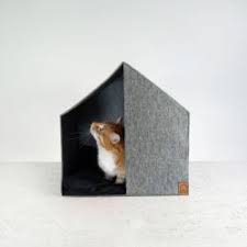 vilten huis kat hond good night cat house pet bed cat bed