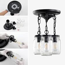 You can buy with confidence with vented holders to expel the heat and powder coated finishes for longevity. Mason Jar Light Fixture Coupon Rebatekey