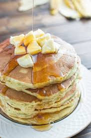 These Healthy Banana Pancakes Are So Easy To Make And So Fluffy And Tasty And There S No Added Sugar A Banana Pancakes Healthy Banana Healthy Banana Pancakes