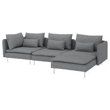 Schlafsofa ikea 2019 neu jetzt vergleich ansehen. Soderhamn 4er Sofa Mit Recamiere Lejde Grau Schwarz Ikea Osterreich